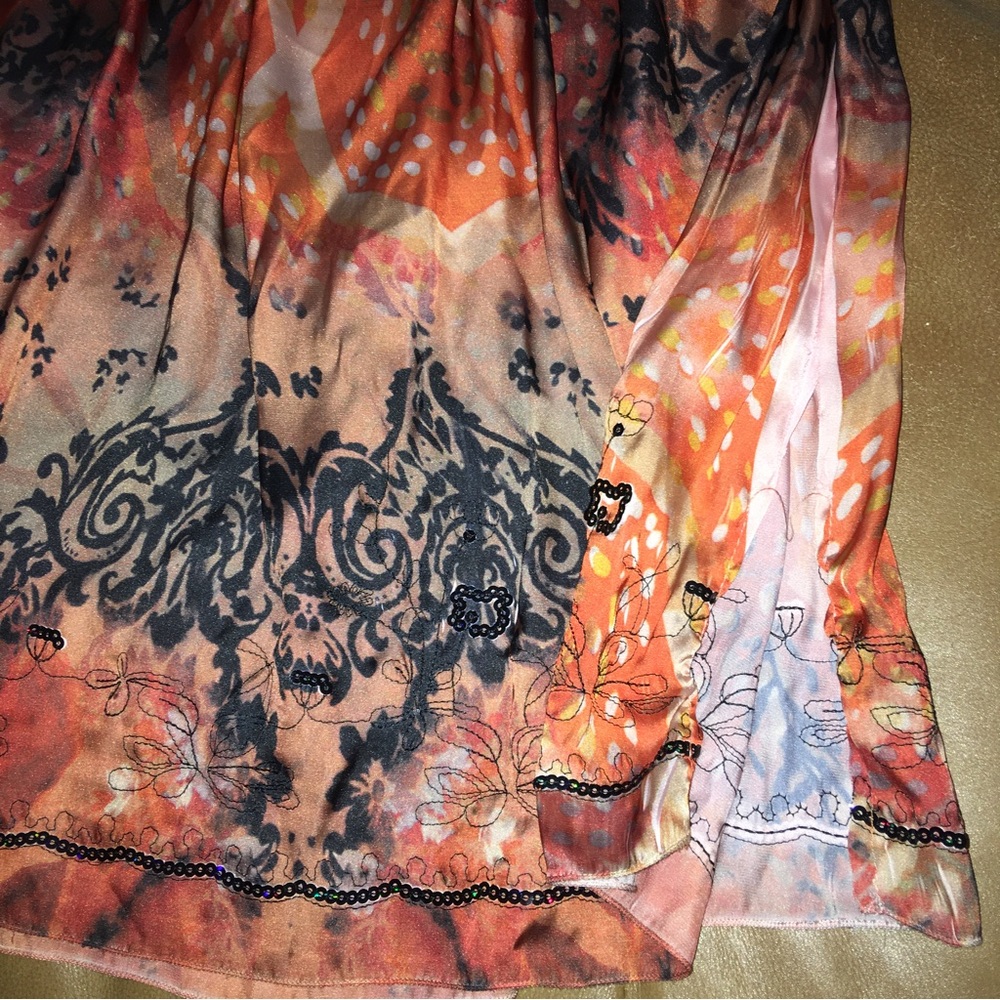 Lapis Hawaïenne Motif Dress purchased in Hawaii junior girl OS empire waist - Picture 5 of 11